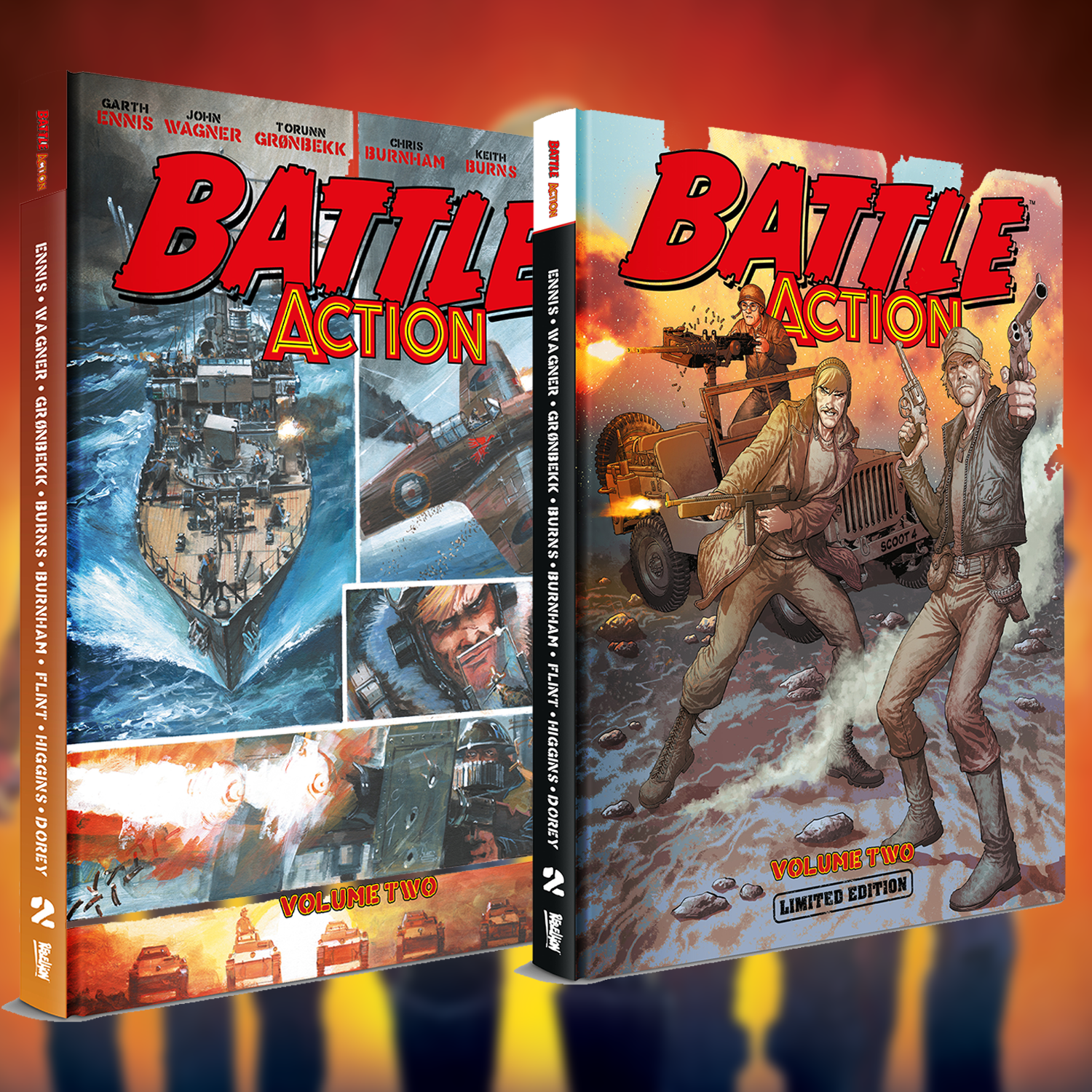 Blazing Battle Action on Every Page! Battle Action Volume Two Is Out Now!