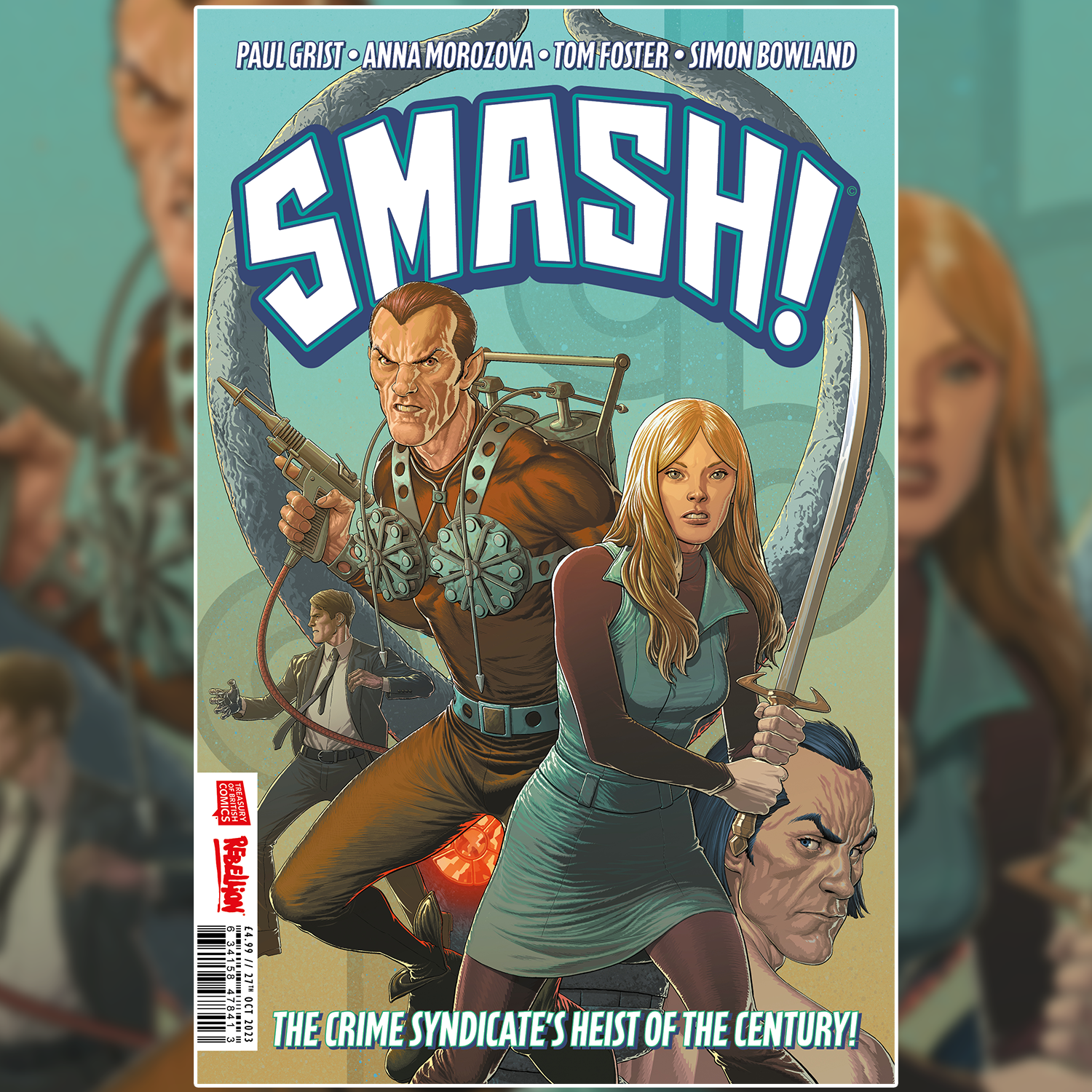 Out Now! Classic Characters Collide as Smash! #1 Presents The Heist of Century!