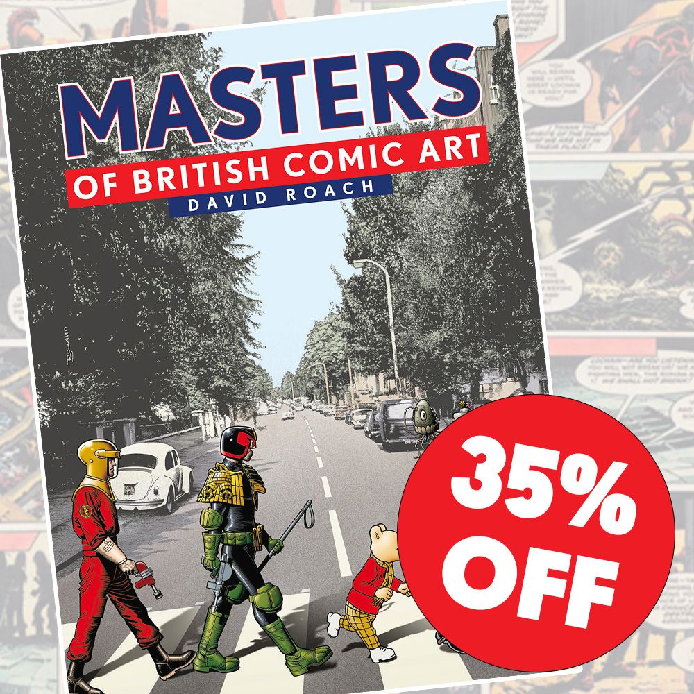 35% off Masters of British Comic Art