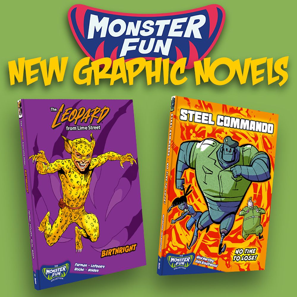 Superhero Leopard and Steel Commandos – get the new Monster Fun collections!