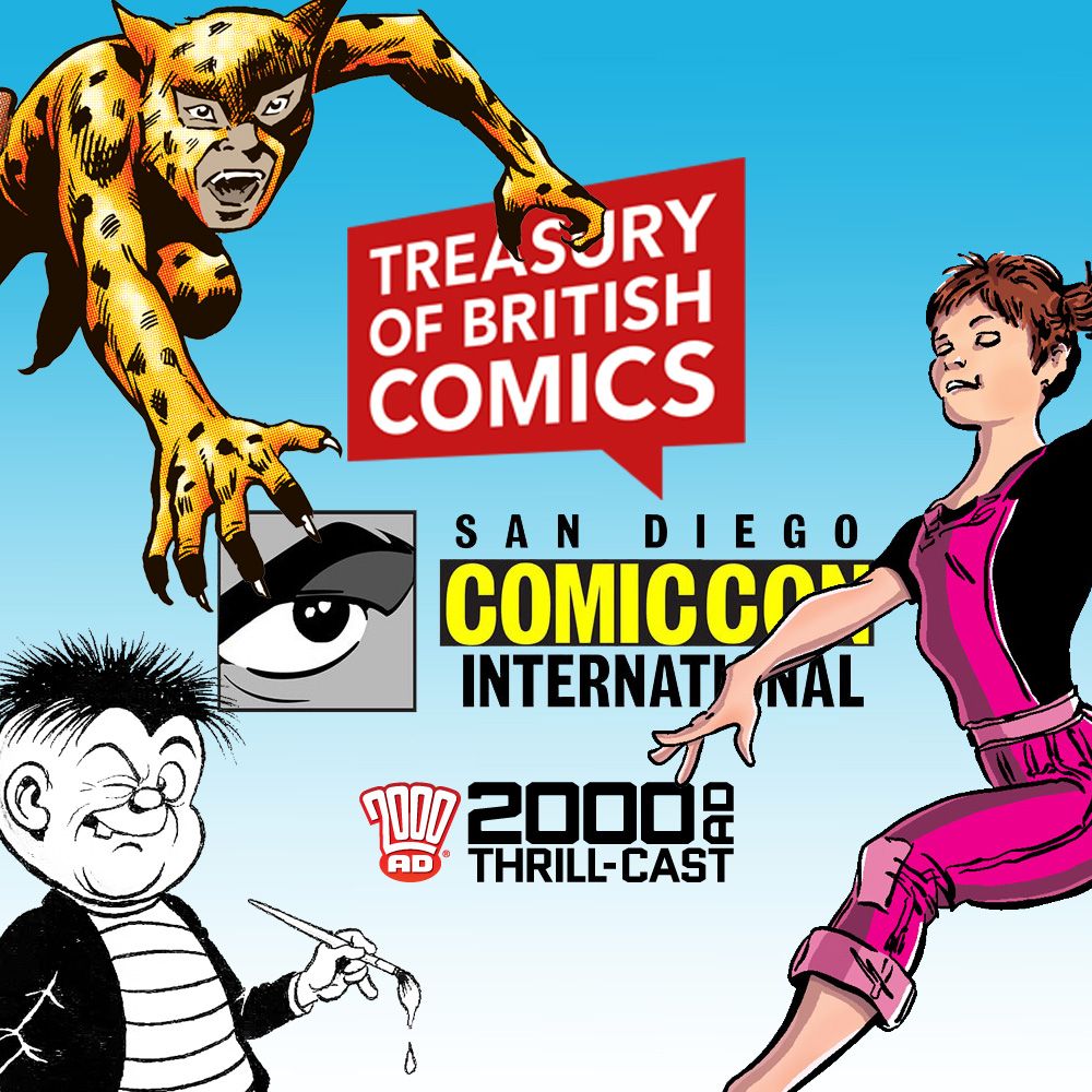 The 2000 AD Thrill-Cast: Classic British comics @ SDCC
