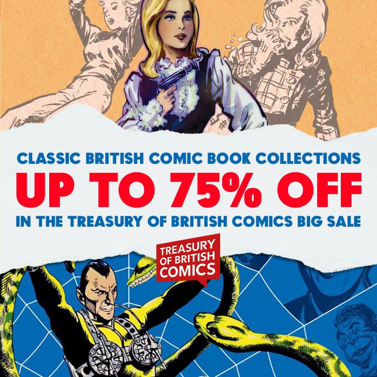 Get up to 75% off classic British comics collection in our Christmas sale!