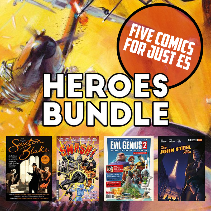 Five comics for just £5 – get the Heroes Bundle!