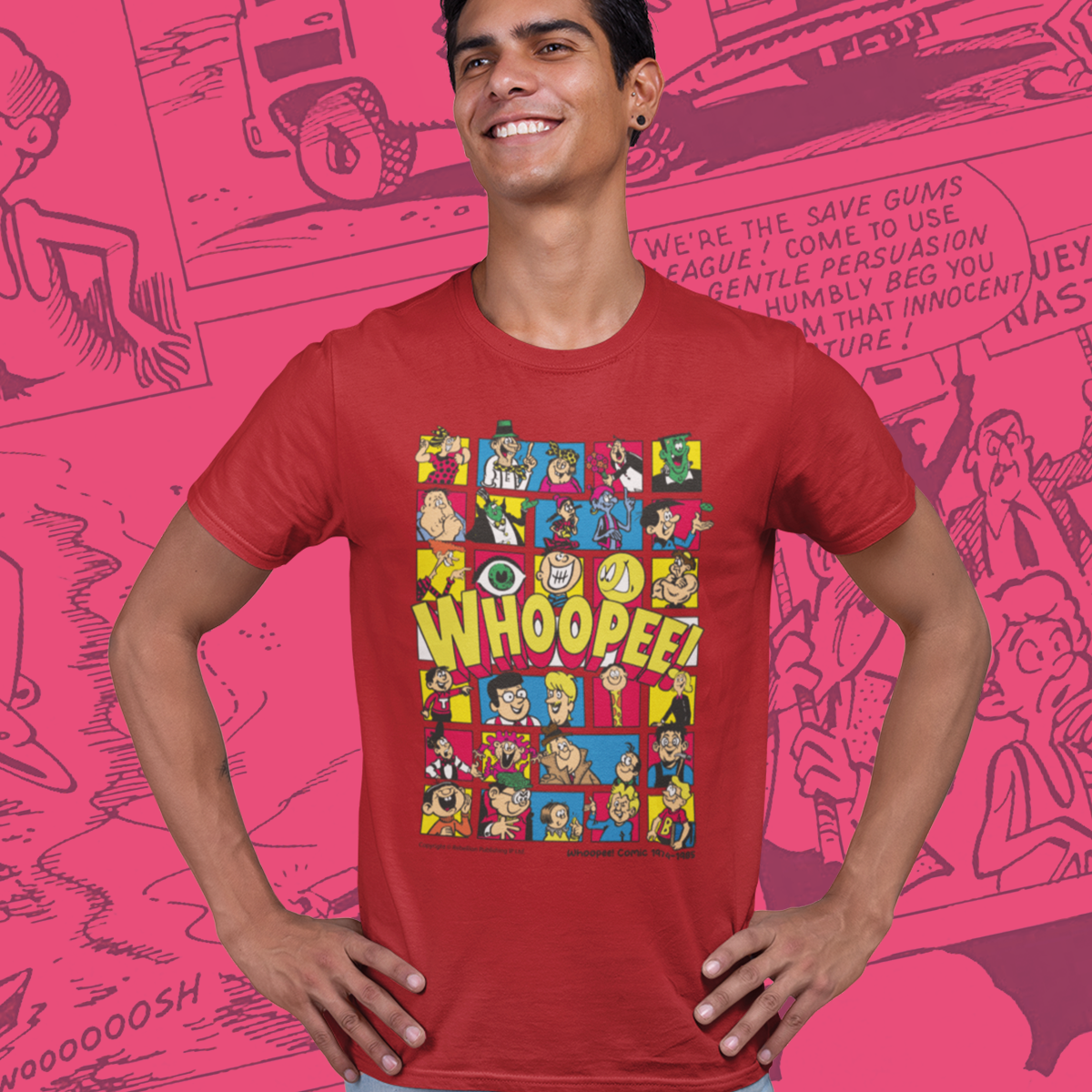 Brand new T-Shirt range celebrating classic British comics